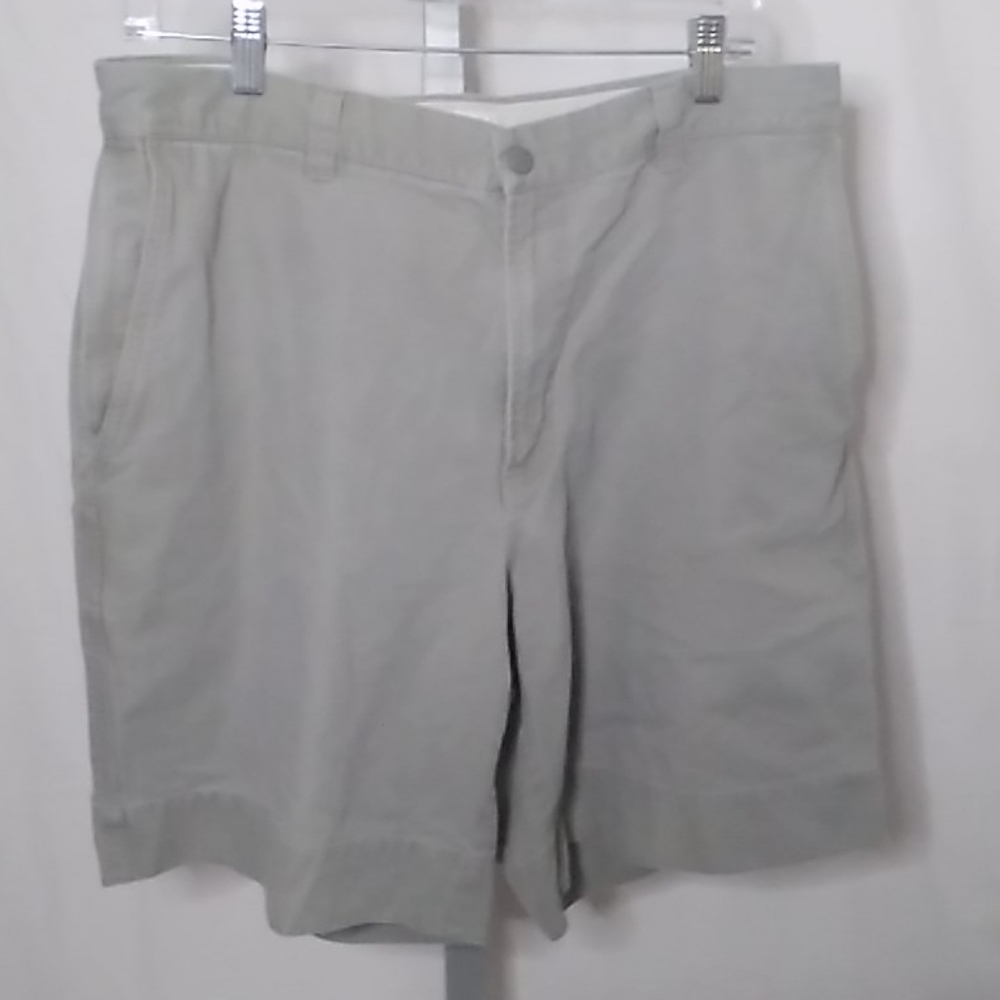 hiking shorts cotton Columbia Men's Size 38 Gray Green